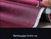 Elektrikli Motosiklet Yağmurluğu - Oxford Kumaş - XXXXL - Tek Kişilik - Bordo - 11
