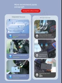 Motosiklet Kask Çene Montaj Telefon Tutucu - Floresan Kelebek Bükülebilir - 10