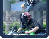 Motosiklet Kask Çene Montaj Telefon Tutucu - Metal Klips Bluetooth Uzaktan Kumandalı Hızlı Çıkarma - 9