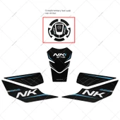Spring Breeze 675NK Yakıt Depo Sticker - B-675 Mercan Mavi Kalınlaştırılmış Buzlu Boya - 1