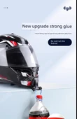 Motosiklet Kask Çene Montaj Telefon Tutucu - Metal Klips Hızlı Çıkarma - 11