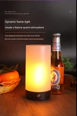 Şarj Edilebilir LED Bar Masa Lambası - Sıcak Beyaz - Baskılı - Type-C - 8