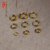 DIY Sarı Bakır Açık Halka - 1.0*8.0mm - 4