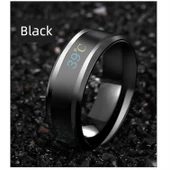 Sıcaklık Hassasiyetli Akıllı Yüzük - Gümüş 59.5mm - 2