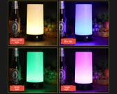 Şarj Edilebilir LED Bar Masa Lambası - Sabit Renkli - Şarjlı - Type-C - Model 1 - 10