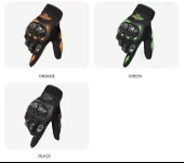 Motosiklet Bisiklet Eldiveni - Beyaz - Aşınmaya Dayanıklı - Dokunmatik Ekran - 2XL - 11