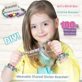 DIY Sticker Bileklik - Boncuklu Sürpriz Sticker - 160 Adet - 7