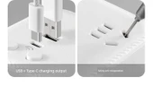 Yatak Odası Komodin Lambası - 401 Lamba [USB'li] Üç Renkli Dimleme - 9