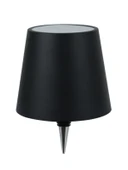 Şarap Şişesi Tasarımlı LED Masa Lambası - Siyah Alüminyum - USB Şarjlı - Dokunmatik Dimleme - TYPE C thumbnail 6