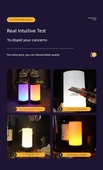 Şarjlı Bar Tipi LED Masa Lambası - Kademeli Anahtar, Sabit Renkli, Type-C Hızlı Şarj - 8