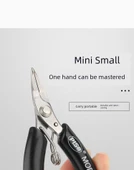 Mini Takı Pensesi Seti - 2 Parça [Yuvarlak/Eğimli Ağız] - 7