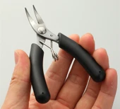 Mini Takı Pensesi Seti 4 inç Mini Eğik Burun Pense (Dişsiz) - 6