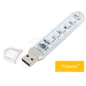 Mini Taşınabilir LED Masa Lambası - 5 LED Renkli - 1