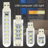 Mini Taşınabilir LED Masa Lambası - 3 LED Beyaz Işık + USB Xiaomi Lamba - 2