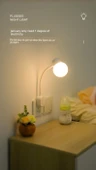 Dim Edilebilir LED Gece Lambası - 1W Yumuşak Işık - Klasik Düğme (İki Renkli) - 9