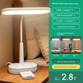 T9 LED Göz Koruma Masa Lambası - Kablosuz Şarjlı - 2.8M - 1