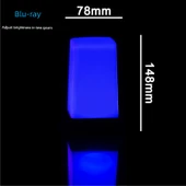 KTV Bar Masa Lambası - Dimmer Anahtarlı - Mavi Işık + Şarj Kablosu - 2 Kat Ömürlü - 1