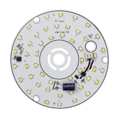 Sürücüsüz 24W 20cm LED Lamba Kartı - Sıcak Işık - 5