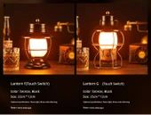 Retro Gaz Lambası Masa Lambası - Kısılabilir Anahtar, C Köşk Feneri, Üç Renk Kısma (Şarj Aleti Yok) thumbnail 10