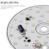 Sürücüsüz 8W 4.9cm LED Lamba Kartı - Üç Renkli Kısılabilir - 2