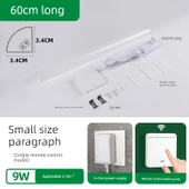 LED Köşe Duvar Lambası - Küçük Sağ Açı, Tek Anahtar, 3m Kablo, 0.6m Lamba, Sıcak Sarı - 1