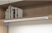 120cm Monokrom Doğal Işıklı LED Duvar Lambası - 4000K - 1.8m Kablo - 8
