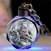 Nezha Film Karakter Anahtarlık - Xihai Ejder Kralı Teyze Ao Leap 2 Renkli Oyma Hediye Kutusu thumbnail 6