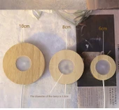 Yuvarlak Buzlu LED Gece Lambası - 8cm Üç Renkli Şarjlı thumbnail 10