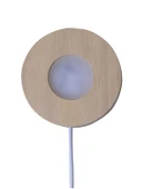 Yuvarlak Buzlu LED Gece Lambası - 8cm Üç Renkli Şarjlı thumbnail 2