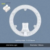 LED Tavan Lambası Modülü - 24W 19cm Parlak Beyaz Işık - 1