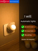 LED Gece Lambası - Sensörlü - Ilık Beyaz Işık - 1 Watt - 4