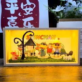 Crayon Xiaoxin Gece Lambası - Pijama Yenidoğan Raporu - Fişli - 5