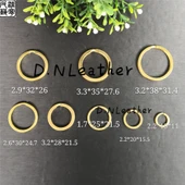 DIY Deri Donanım Anahtarlık - Yassı Tel 25mm thumbnail 3