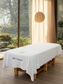 Güzellik Salonu Havlusu - Gri Kadife Yatak Örtüsü 200x100cm thumbnail 2