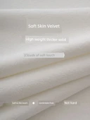 Güzellik Salonu Havlusu - Gri Kadife Yatak Örtüsü 200x100cm thumbnail 5