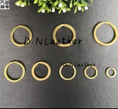 DIY Deri Donanım Anahtarlık - Yassı Tel 25mm thumbnail 6