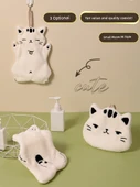 Sevimli Kedi Mutfak Havlusu - 2'li Set Çan Kedi + Ağaca Tırmanan Kedi - 5