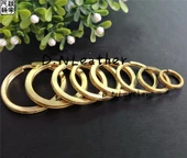 DIY Deri Donanım Anahtarlık - Yassı Tel 25mm thumbnail 7