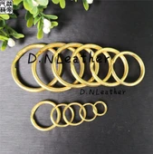 DIY Deri Donanım Anahtarlık - Yassı Tel 25mm thumbnail 1