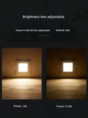 LED 86 Tip Radar Sensörlü Koridor Lambası - Gri Çift Renk 0.5/2W Ayarlanabilir (Radar Sensörlü) - 4