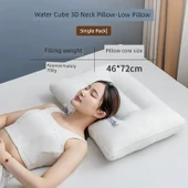 Alçak Yastık - Tek Kişilik - Antibakteriyel Kumaş - 10-16cm thumbnail 1