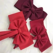 Polyester Sandalye Fiyonk Bağlama - Tavus Kuşu Mavisi (Kılıfsız) - 3