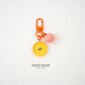 Şeker Renkli Makaron Anahtarlık - Pembe A736 - 9