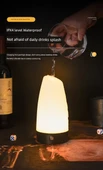 Şarj Edilebilir LED Bar Masa Lambası - Tek Renk, Renkli Gradyan (Şarj Aleti Dahil Değil), Düğmeli Anahtar - 11