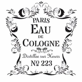 HOME DECOR STENCIL HD-29 45X45 - 1