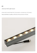 LED Duvar Lambası - 18W - DC24V - Mühendislik Serisi - Tam Renkli - 8