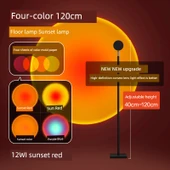 Ayarlanabilir Yükseklik 40-120CM Lamba - 12W Renk Filtreli - Yükseltilmiş Lens - Yuvarlak Başlık - 1