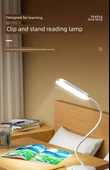 Şarj Edilebilir LED Klipsli Başucu Okuma Lambası - Dokunmatik, Şerit Yeşil, 1800mA, Yüksek Parlaklık (Model 2) - 7