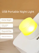 Mini USB LED Gece Lambası - Karışık Renkli - 10'lu Paket - 3
