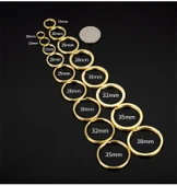 Bakır Çift Katmanlı Anahtarlık - Diyafram 35mm 5'li Paket thumbnail 11